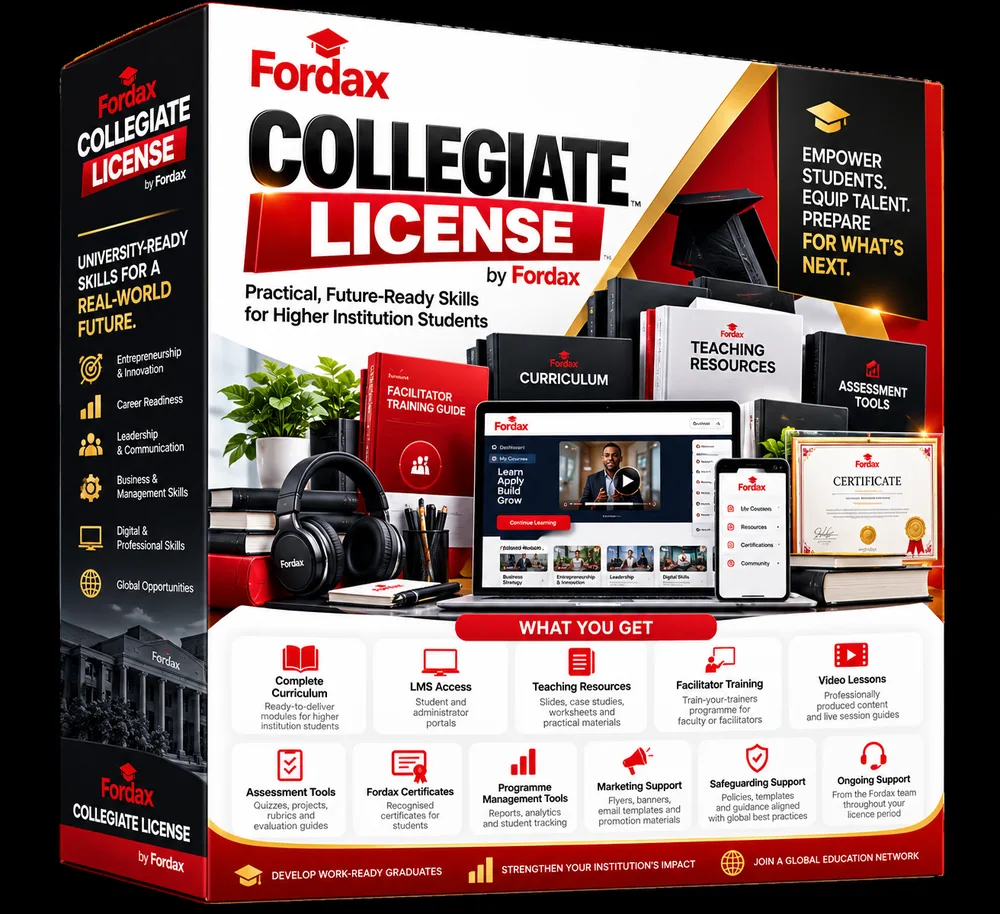 Collegiate Licence — Fordax licence pack