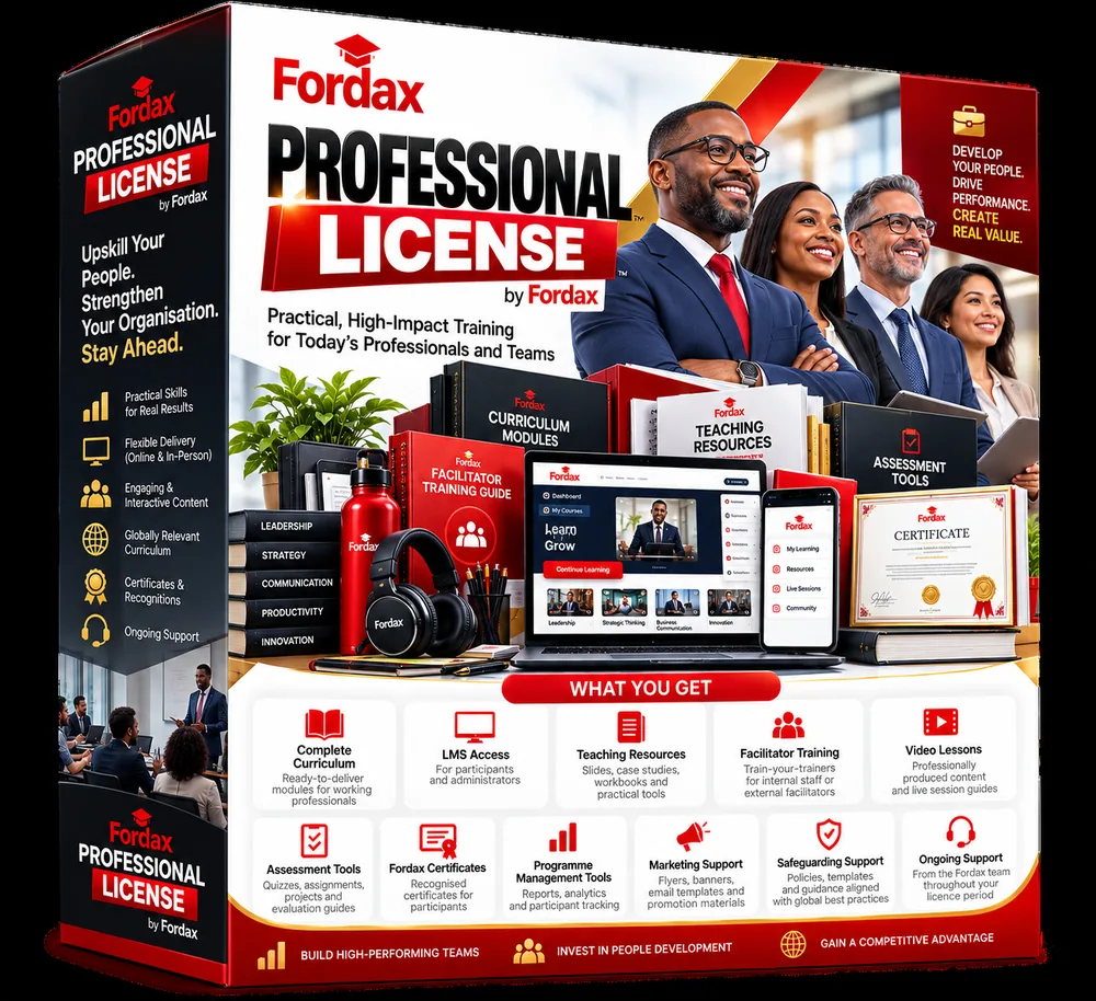 Professional Licence — Fordax licence pack